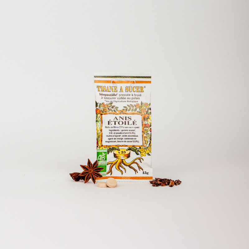 anis-etoile Biopastilles Bio Anis étoilé Vie Arôme