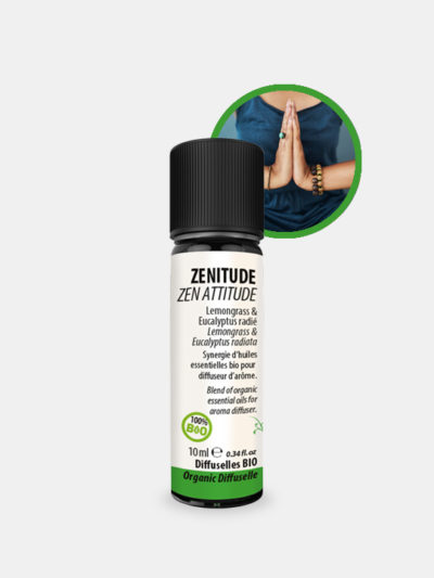 DIFFUSELLE ZENITUDE* BIO : Apaisante, Senteur hespéridée, citronnée et aérienne