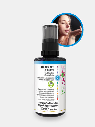 Parfum d'ambiance Chakra 5 Gorge Vishuddha Bio Vie Arôme