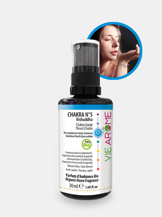VieArome-Parfum-Ambiance-Chakra-n5-30ml-01 Parfum d'ambiance Chakra 5 Gorge Vishuddha Bio Vie Arôme