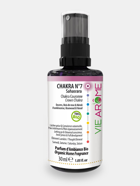 VieArome-Parfum-Ambiance-Chakra-n7-30ml-02 Parfum d'ambiance Chakra 7 Couronne Sahasrara Bio Vie Arôme