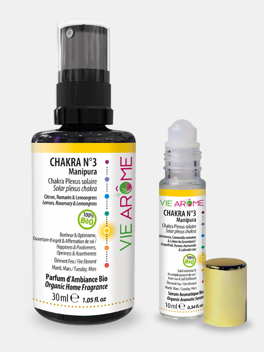 VieArome-Parfum-Ambiance-Roll-On-Chakra-n3-02 Kit Chakra 3 Plexus solaire Manipura Bio Parfum d'ambiance et Roll-on Sérum Vie Arôme