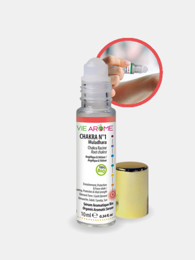 Roll-on Sérum Chakra Racine n°1 Mulhadara Bio Vie Arôme