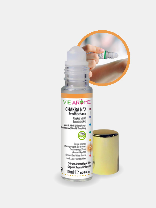 VieArome-Roll-On-Chakra-n2-10ml-01 Roll-on Sérum Chakra Sacré n°2 Vie Arôme Bio