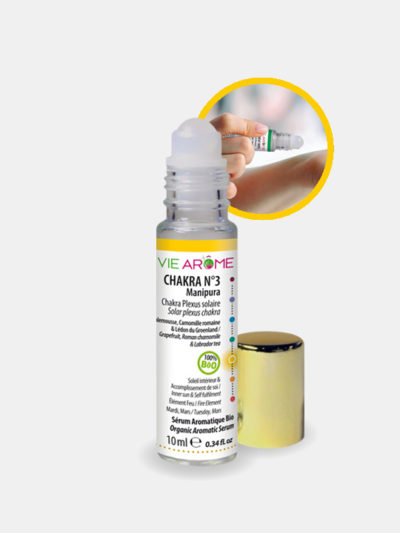 Roll-on Sérum Chakra 3 Plexus solaire Manipura Bio Vie Arôme