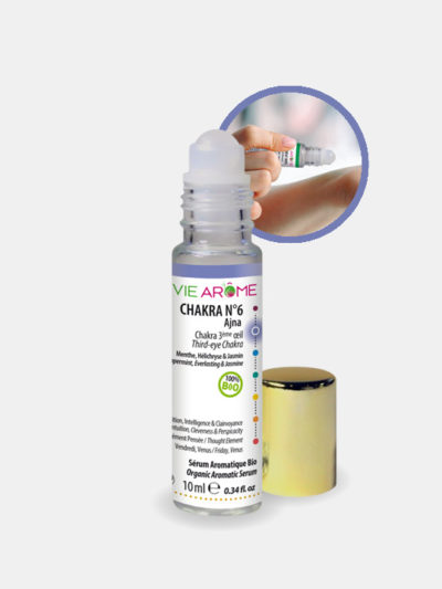 Roll-on Sérum Chakra 6 Troisième Œil Ajna Bio Vie Arôme