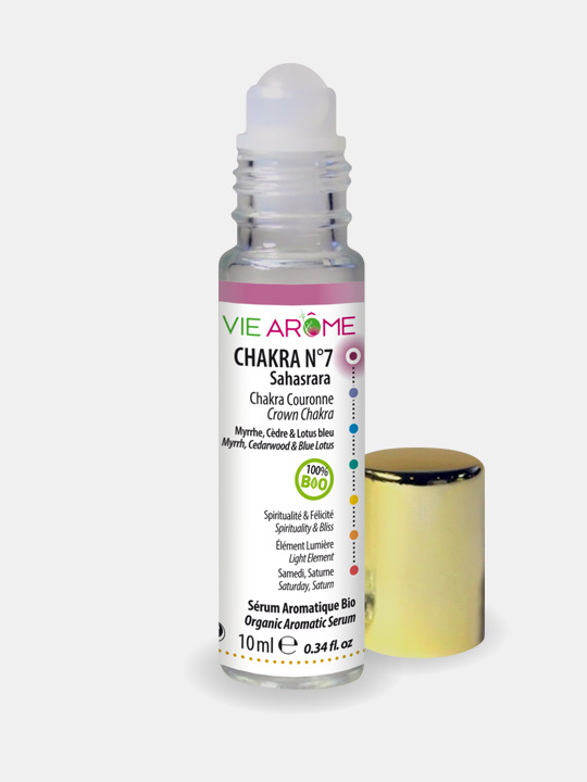 VieArome-Roll-On-Chakra-n7-10ml-02 Roll-on Chakra 7 Couronne Sahasrara Bio Vie Arôme