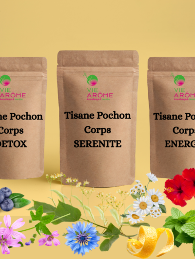 Kit 3 Tisanes Pochon Corps Bio Vie Arôme