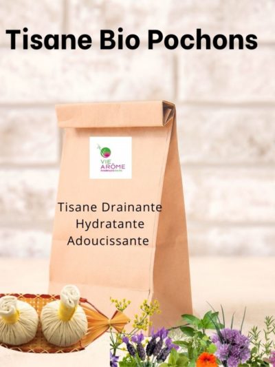 Tisane Pochon Visage Drainante Hydratante Oxygenante Vie Arôme