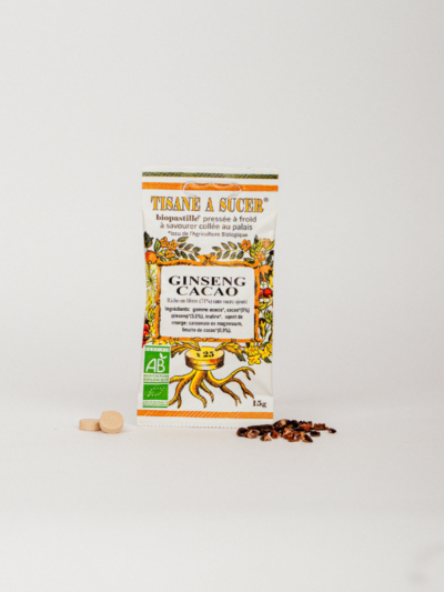 Biopastilles Bio Ginseng Cacao